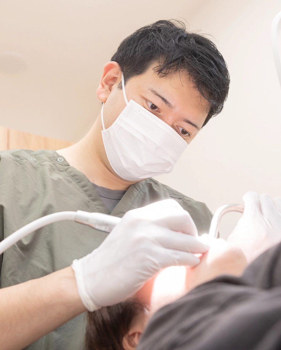小児歯科専門の経験を活かして
