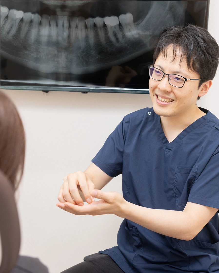 初診ではカウンセリングと検査をじっくりと